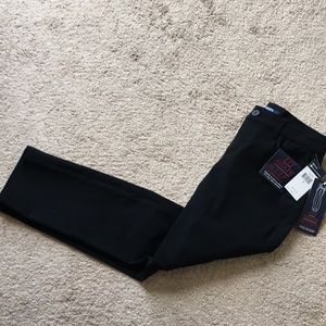 New Black Chaps straight leg pants Size 4